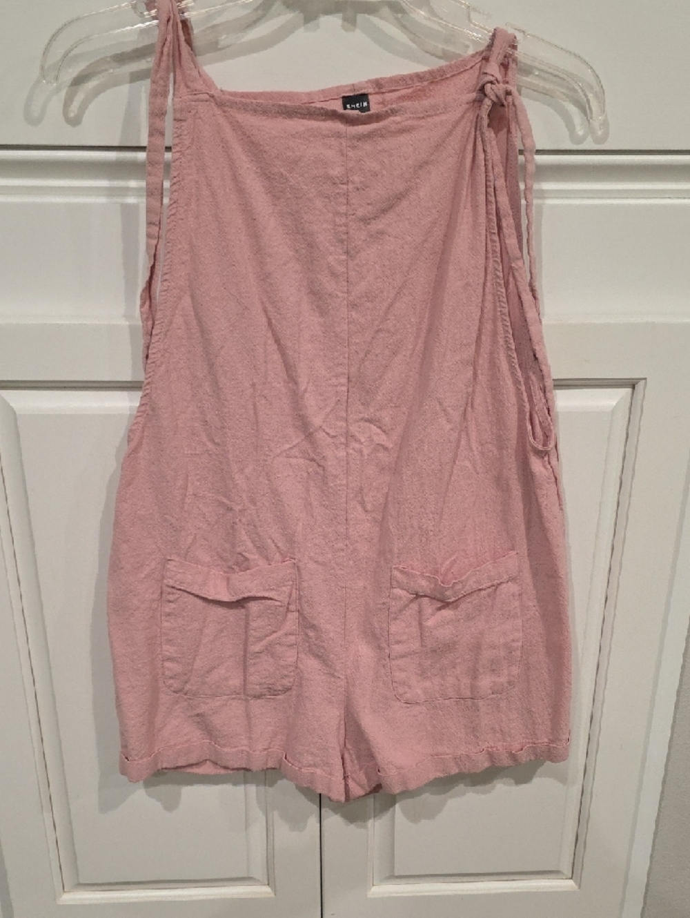 Pink Sleeveless Romper